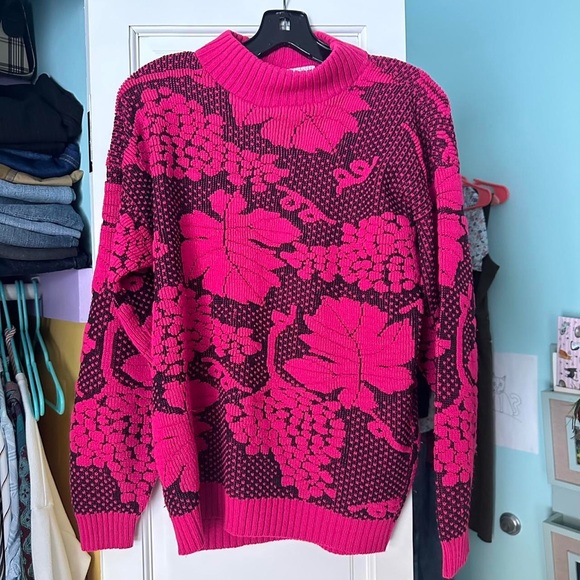 Vintage 90s 80s sweater   By the brand Hi-Octane   Size S/M - Picture 1 of 5